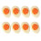 40Pcs Mini Half Egg Miniature PVC Models Kitchen Micro Landscape Decor 7