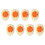 40Pcs Mini Half Egg Miniature PVC Models Kitchen Micro Landscape Decor 10