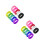 20Pcs Silicone Engagement Rings Durable Multicolor Unisex Bands 4