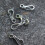 10Pcs Silver Carabiner Clips Mini Aluminum Alloy Backpack Lock Hooks 3