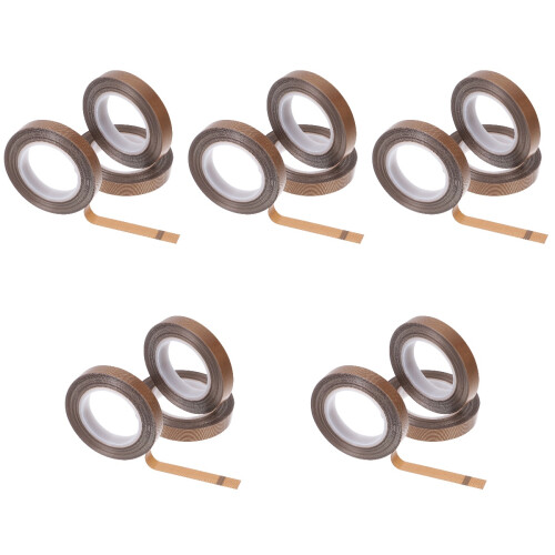 15Rolls Heat Resistance Electrical Tape Light Brown High Insulation 2