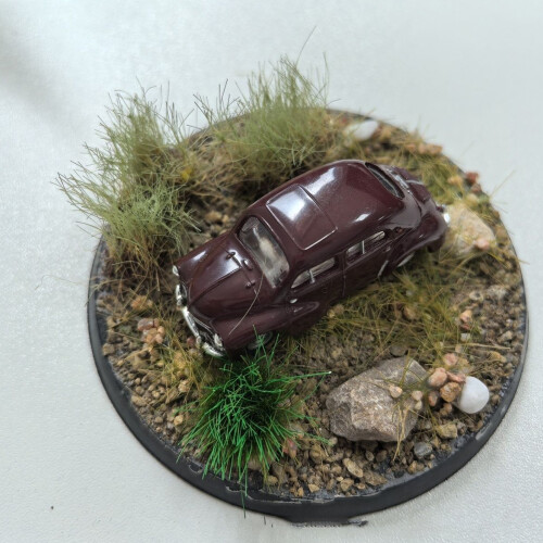 Square Round Rectangle Wargame Model Base-4cm round with holes 2