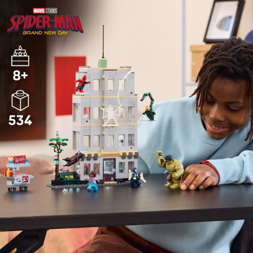 LEGO LEGO Marvel 76350 The Legendary Showdown between Spider-Man and Hulk - Interactive Toy 1