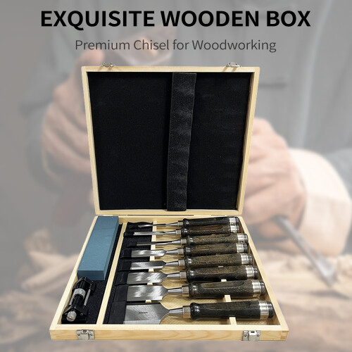 Complete Woodworking Chisel Set 8 Pieces
