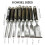 Walnut Handle Wood Chisel Set 8 Sizes 9