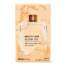 Face Facts Multi-Use Glow Oil 50ml - 3 in 1 Face Body Hair