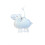 Plush Toy Decorative Accessory Bag Pendant Suitable for-White 1