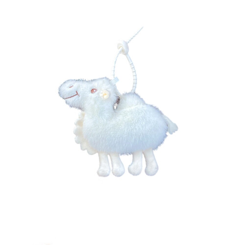 Plush Toy Decorative Accessory Bag Pendant Suitable for-White
