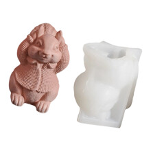Squirrel Candle Craft Mould Ideal For Festival DIY Artisanal-1