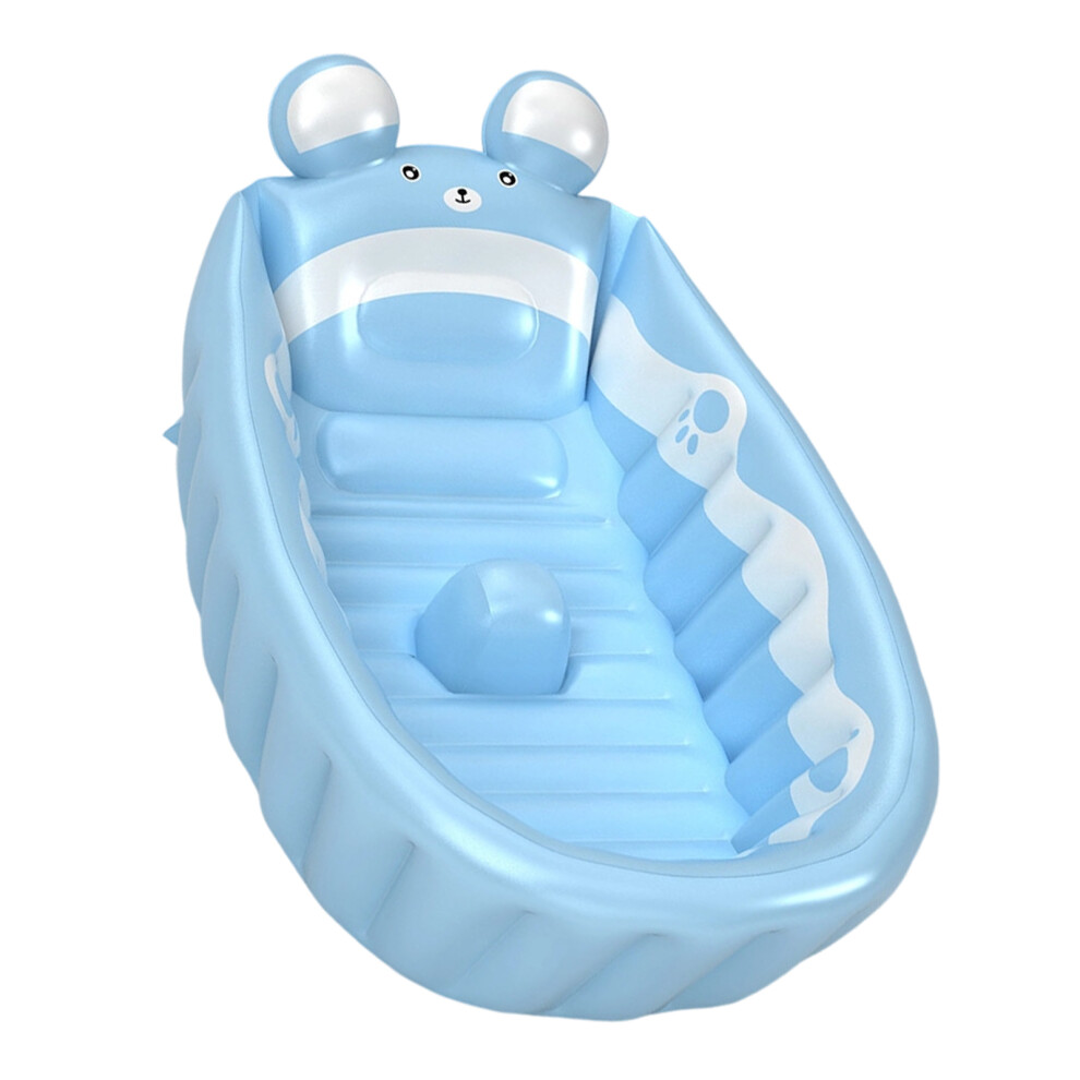Baby Bathtub Blow Up Tub Inflatable Bathtub Travel Shower-bear