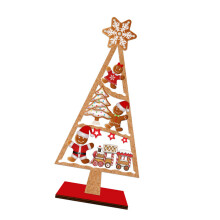 Ornement d'arbre de vacances artisanal en bois, pour-Style 3