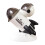 Space Theme Pencil Cup Desktop Pen Organizer-Weiß 1