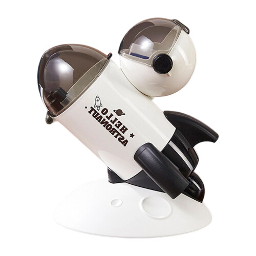 Space Theme Pencil Cup Desktop Pen Organizer-Weiß