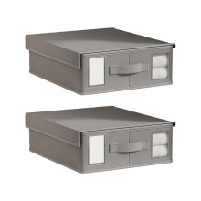 Ventilated Bed Sheet Storage Solution With Removable Cover-3