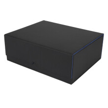 3-reihige Sammelkarten-Aufbewahrungsbox mit großem-schwarz blau