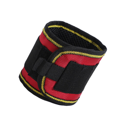 Bracelet magnétique pour ceinture de rangement d'outils,-Rouge