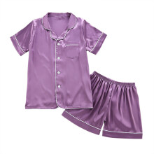 Sleepwear Summer Pajamas For Kids 5 Years Up Pajama-Purple 160