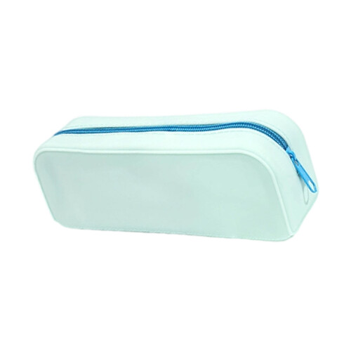 Waterproof Silicone Pencil Case Zippered Pencil-Light Green