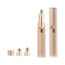 3 in 1 Lipstick Shaver Eyebrow Trimmer USB-Champagne Gold