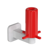 1set White Plastic Standing Paper Towel Dispenser For - Use