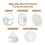 5 in 1 Design Breast Pump Accessory Set Includes 24mm/27mm-27MM 6
