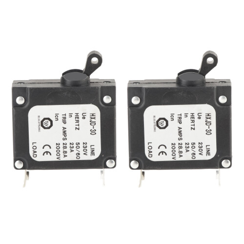 2x 23A Circuit Breaker 230V Generator Part