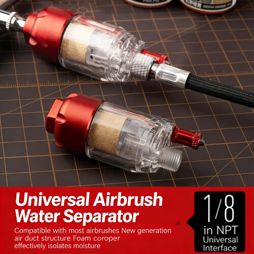 Le séparateur d'humidité robuste pour aérographe améliore la 2