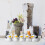 Figurine de chats miniatures de chats de canard assis,-Rose 5