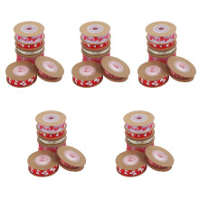 30Rolls Assorted Color Heart Ribbon for Valentine’s Day Gift Wrapping
