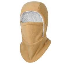 Cagoule en polaire avec capuche coupe-vent intégrée pour la-Kaki
