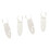 Paddles Board Fasten Clip Secure Attachments For Kayaks-White 1