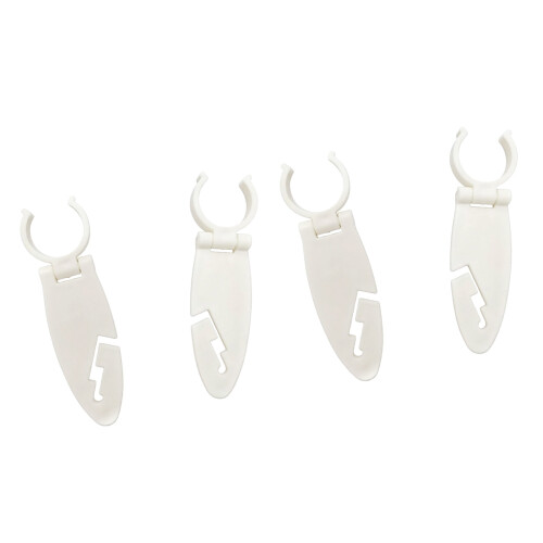Paddles Board Fasten Clip Secure Attachments For Kayaks-White