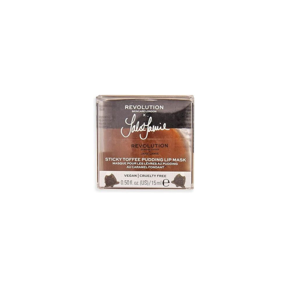 Revolution Beauty London Jake Jamie Sticky Toffee Pudding Lip Mask 15ml