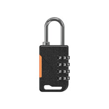 Cadenas à combinaison cadenas antivol à 4 chiffres pour-Noir