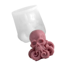 Creatieve siliconen schedel octopussen decoratie mal voor-5664