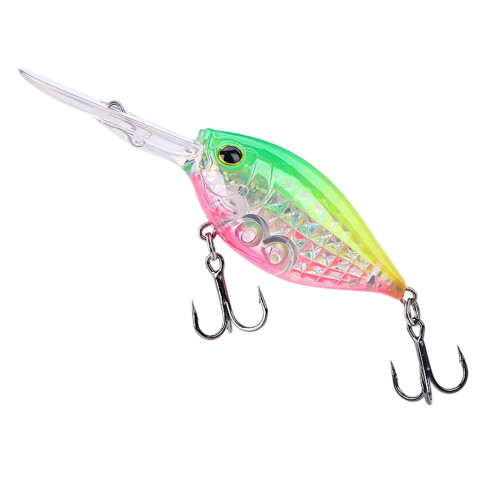 Topwater Drijvend Kunstaas Minnow CrankBaits Visaas Drijvend-1