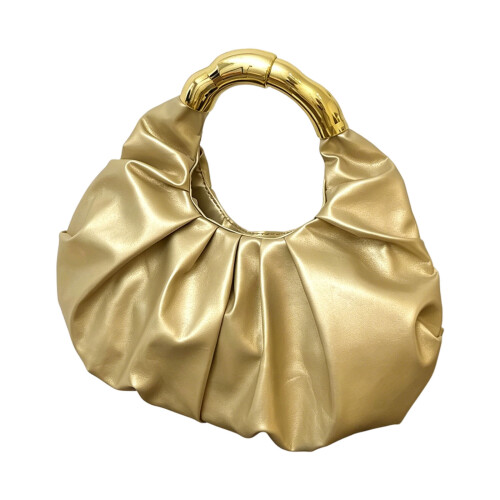 Clutches, Geldbörse für Damen, Abend-Clutches, PU-Leder,-Gold