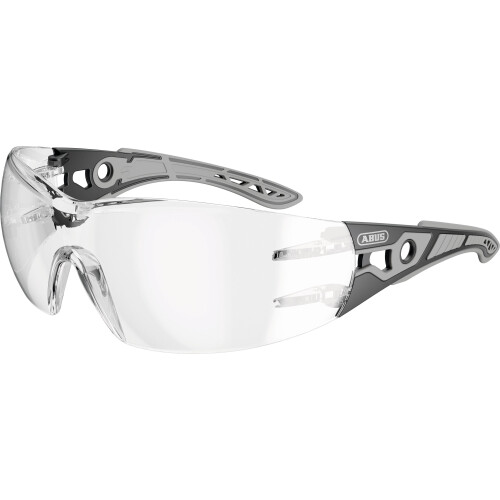 Abus Baubrille - ABUS - XACTO - Gläser schwarz/grau transparent mit Samt-Effekt