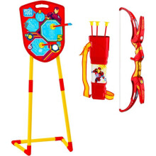 Archery set with bow and arrows - MARVEL - Iron Man - Includes case and target on stand