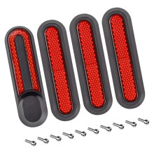 Elektrische scooters wielbeschermende decoratieve hoes met-Rood