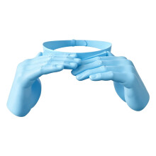 Nieuwe 3D grappige handontwerp zonnehoed creatieve unisex-Blauw