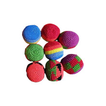 8Pcs/Pack Soft Sand Filled Footbags Excellent For Motor Skills