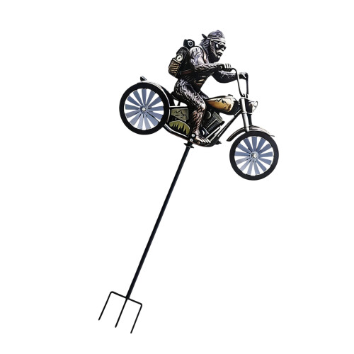 Eye Catching Unique Iron On Motorcycle Windmill Decoration
