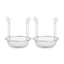 Space Saving Adjustment Planter Insert Rustproof Plant-2 pack