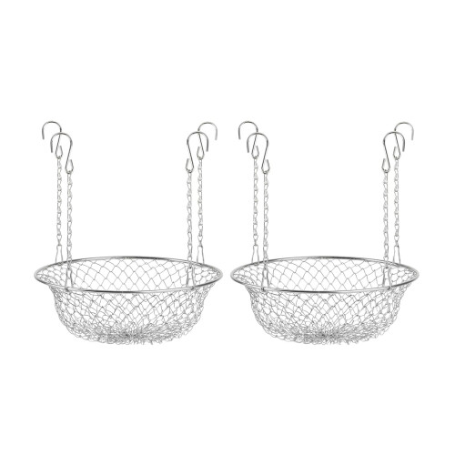 Space Saving Adjustment Planter Insert Rustproof Plant-2 pack