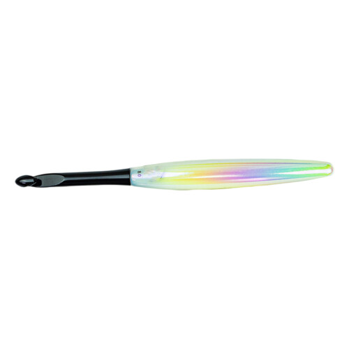 Aluminium Crochet Hook with Ergonomic Acrylic Handle for-8.0mm