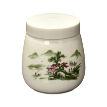 Classical Chinese Ceramic Cookware 220ml-Green mountains and