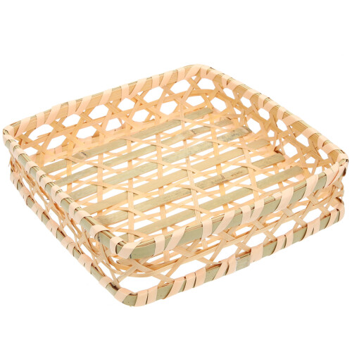 Woven Fruit Basket Beige For Countertop Fruit 1pcs