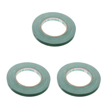 3Roll Green Waterproof Floral Tape Heavy Duty Fabric Tape for Bouquets