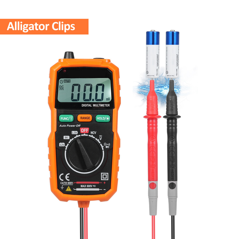 Auto-Ranging Multimeter for Battery Test